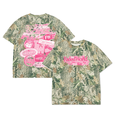 Camo Sticker Tee - Pink