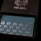 Faded World Card Holder - Light Blue