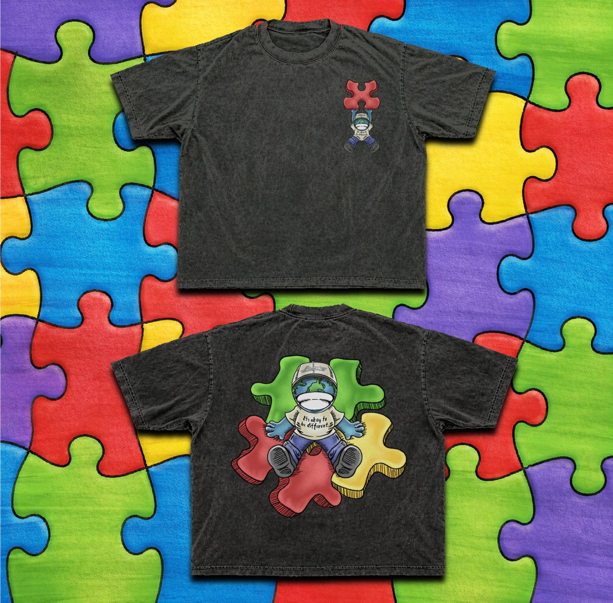 YOUTH AQ x FW Autism Awareness Tee - Choose Color
