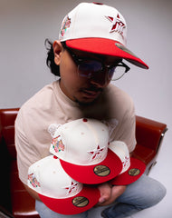 Faded World Fitted - Red