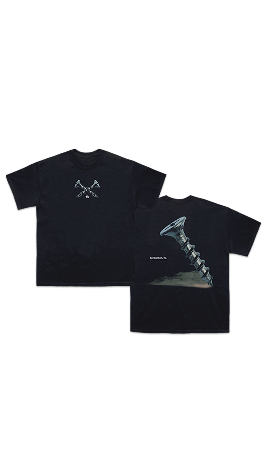 Youth - Screw Tee Black