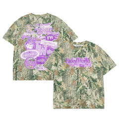 Camo Sticker Tee - Lavender