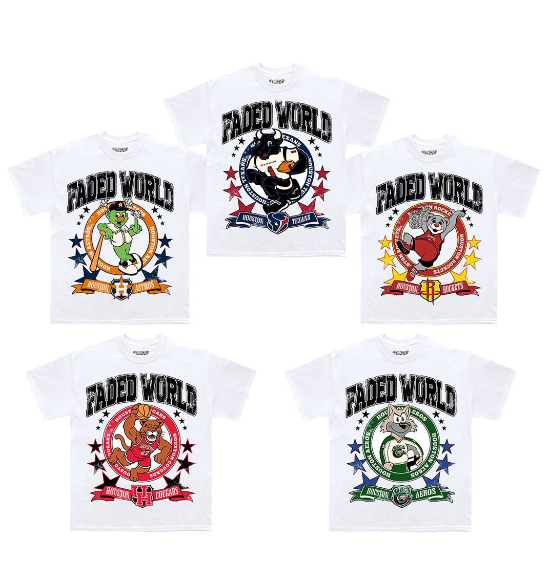 Houston Mascots 5 Pack